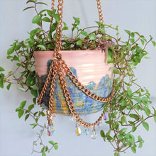 Load image into Gallery viewer, Hanging Chain & Crystal Pot - Russet River