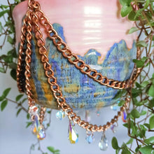 Load image into Gallery viewer, Hanging Chain & Crystal Pot - Russet River