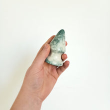 Load image into Gallery viewer, Medium Cone Butt Plug - Jordan - Dark Green tie-dye