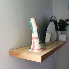 Load image into Gallery viewer, 6 Inch Dildo - Jay -  Pink/Teal Hit The Spot
