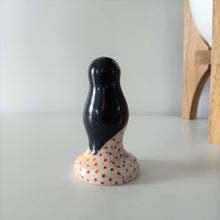 Load image into Gallery viewer, Double Bubble Butt Plug - Courtney - Split Pattern Black/Rainbow