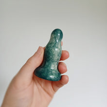 Load image into Gallery viewer, Double Bubble Butt Plug - Courtney - Dark Green Tie-Dye