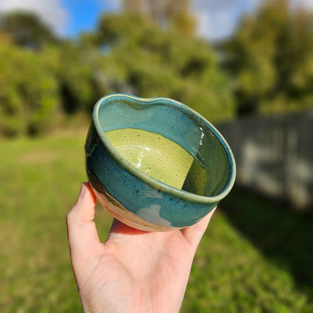 Heart-shaped bowl