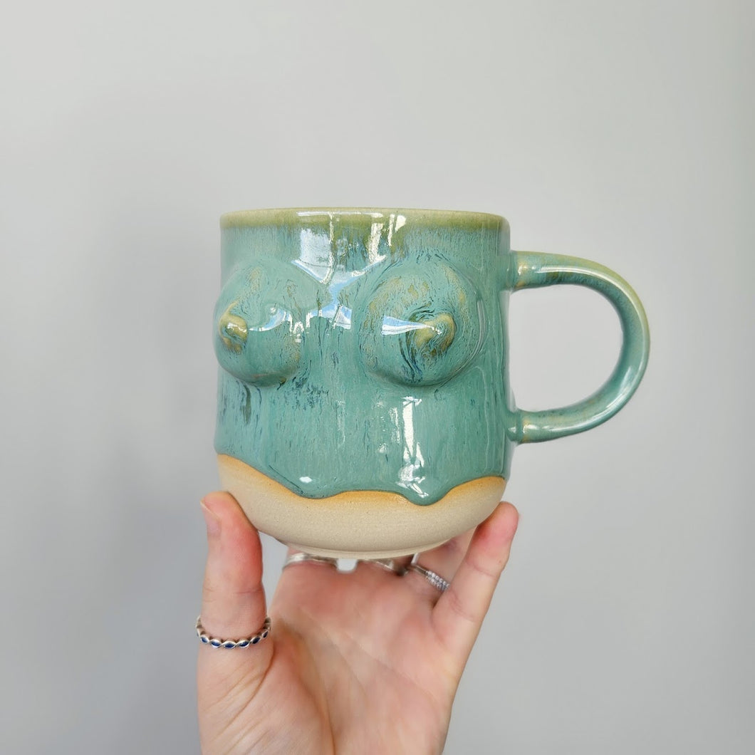 Boob Mug - Turquoise