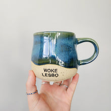 Load image into Gallery viewer, Woke Lesbo Mug - Teal
