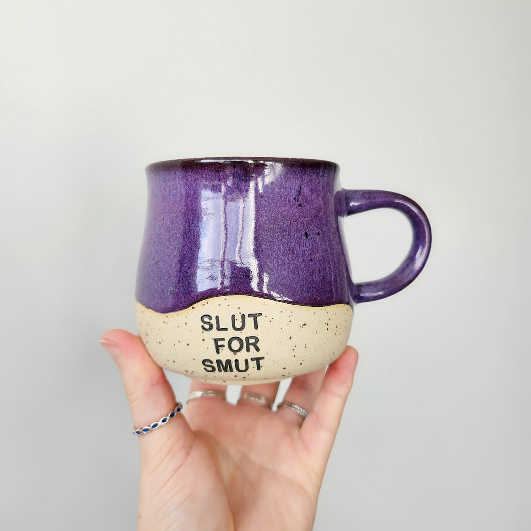 Slut For Smut Mug - dynamic purple