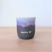 Load image into Gallery viewer, Queer AF Textured Tumbler
