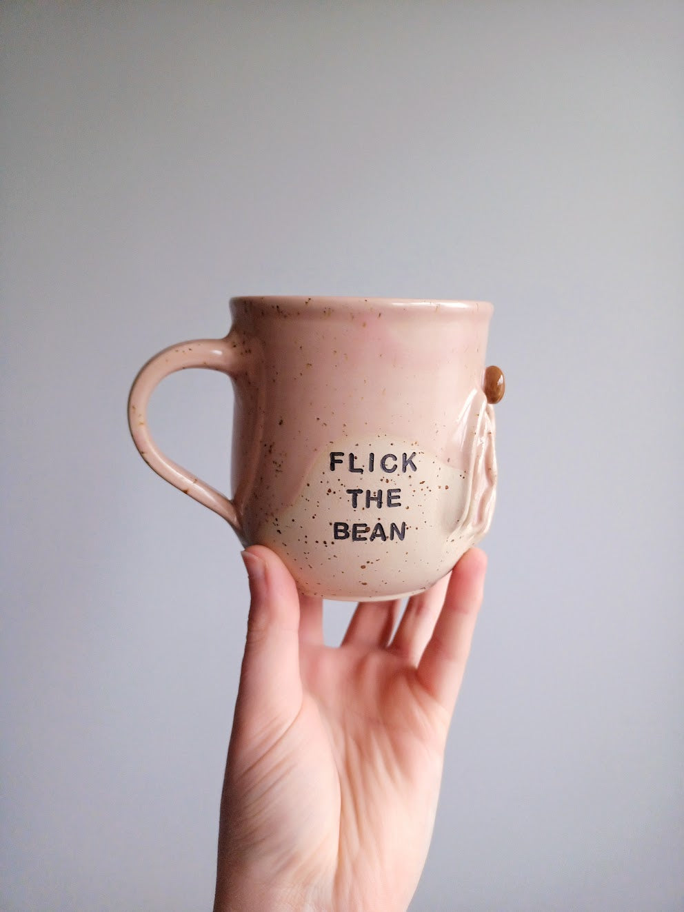 Flick The Bean Mug - Pink
