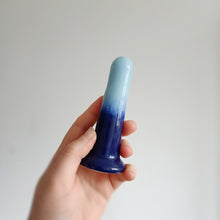 Load image into Gallery viewer, 4 Inch Dildo - Leigh - Blue/Blue Gradient
