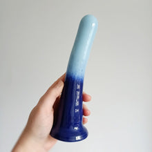 Load image into Gallery viewer, 8 Inch Dildo - Jay - Blue/blue Gradient
